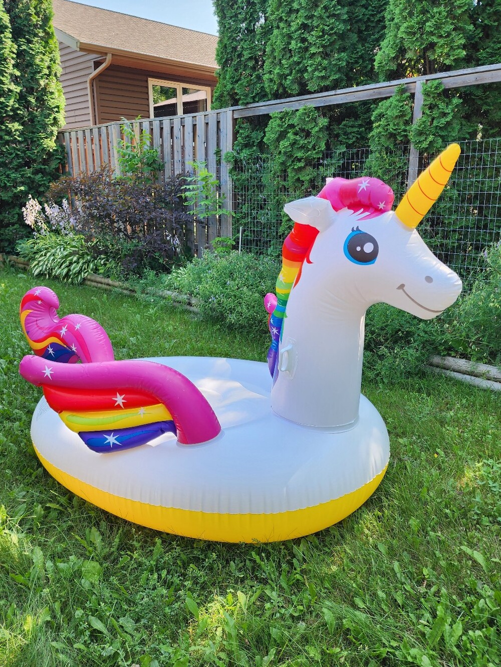 Intex  Mega Unicorn Inflatable  Up To 440 Lbs